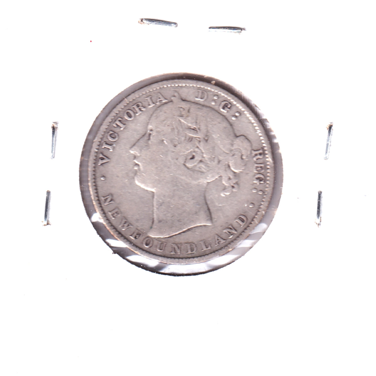 1881 Newfoundland 20-cents Fine (F12) Bent