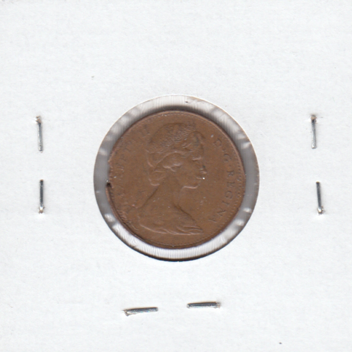ERROR Defective Planchet 1978 Canada 1-cent Extra Fine (EF40)