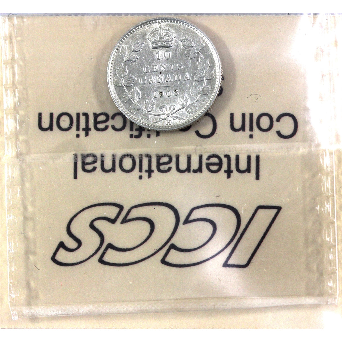 1903H Canada 10-cents ICCS Certified VF30