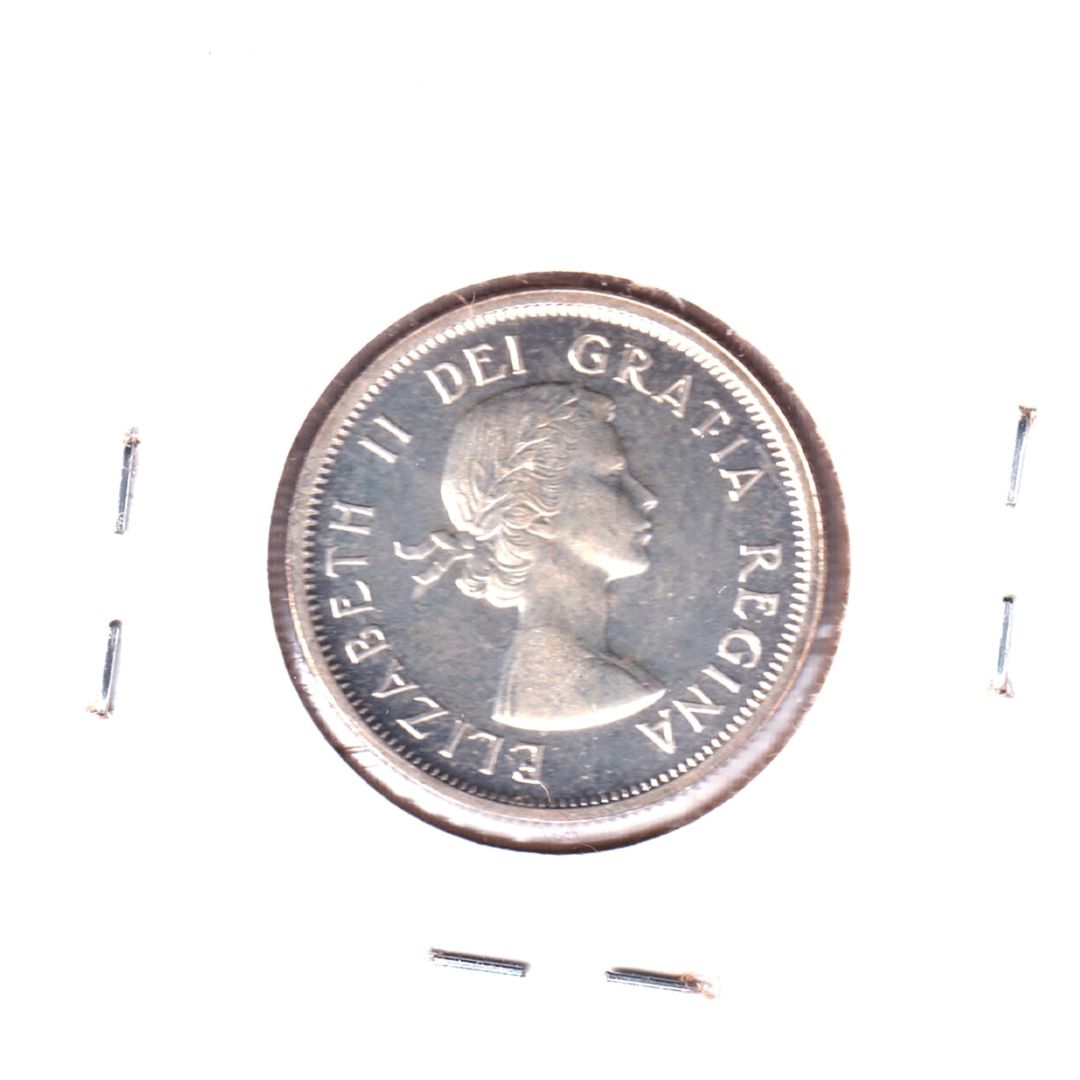 1957 Canada 25-cents Proof Like (Scratched)