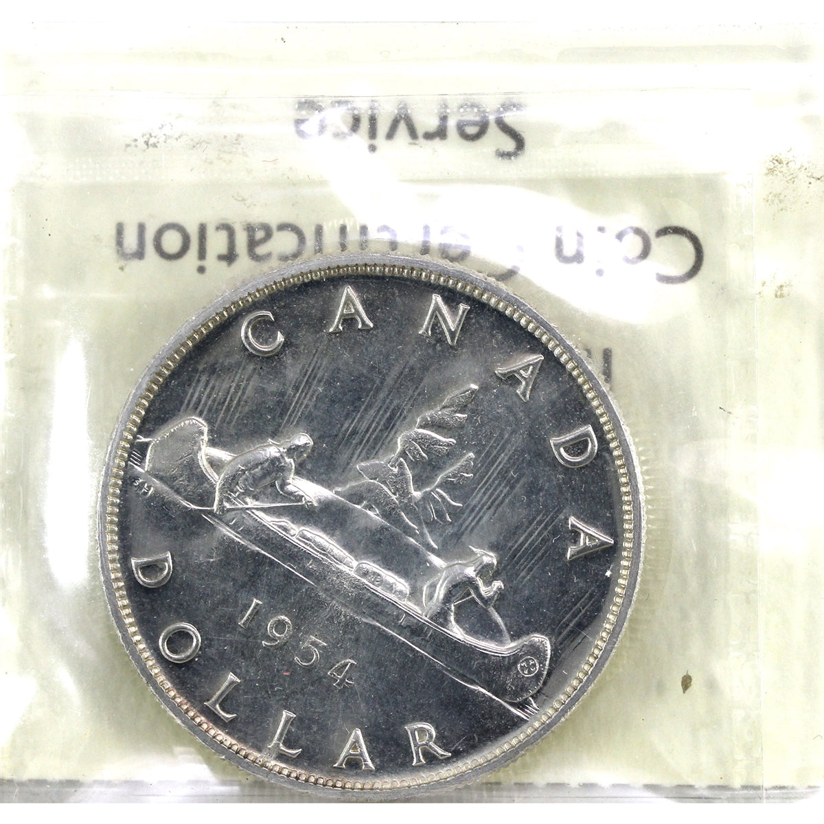 1954 Canada Dollar ICCS Certified PL64