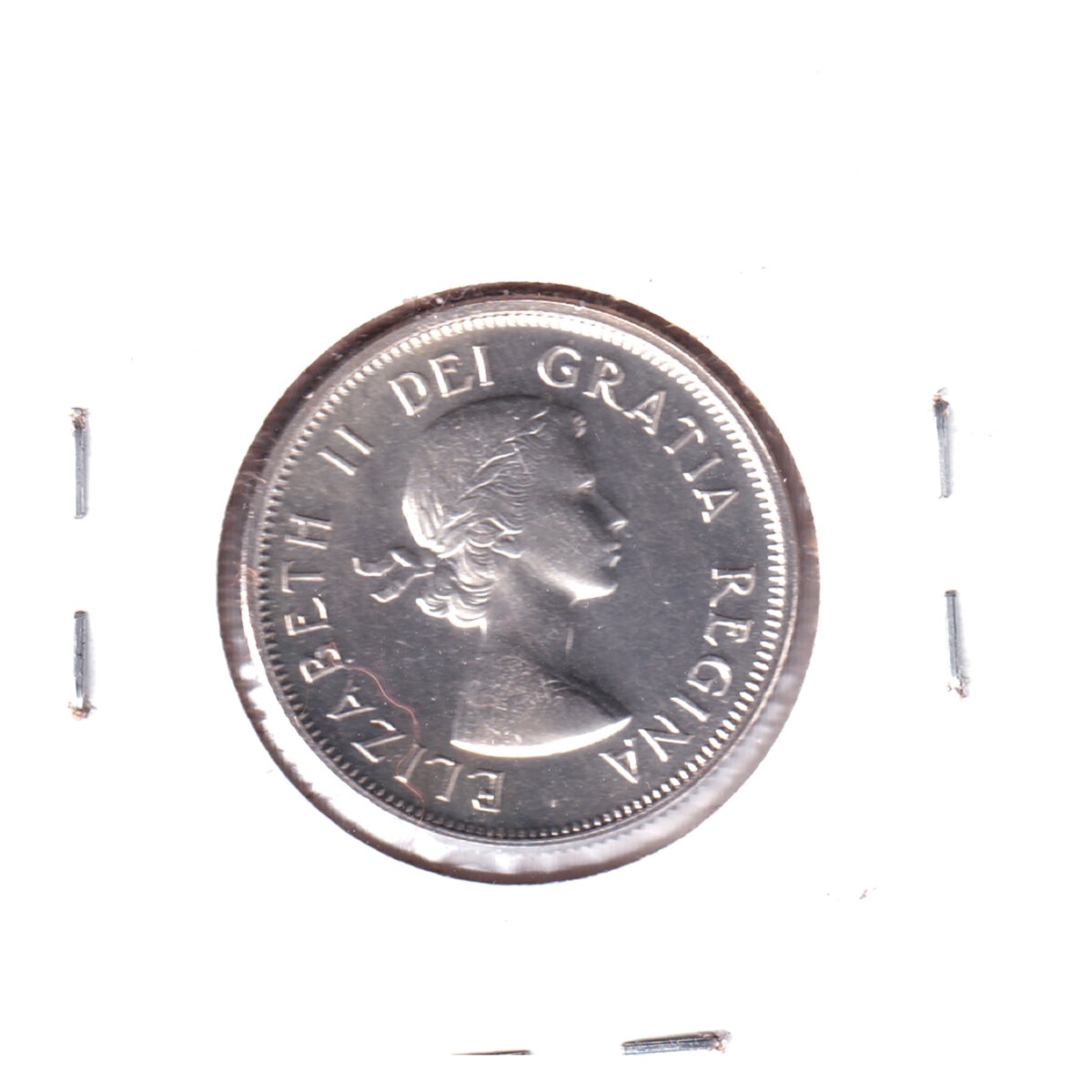 1957 Canada 25-cents Proof Like (Scratched)