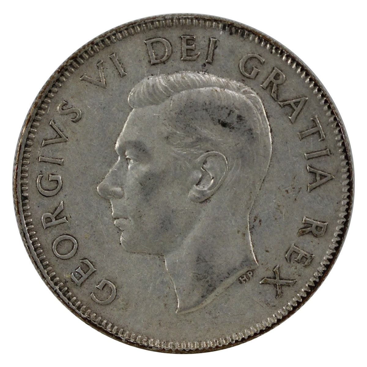 1950 No Design Canada 50-cents VF-EF (VF30)