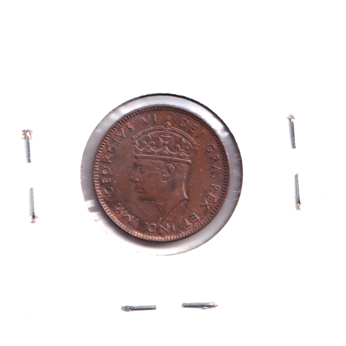 1942 Newfoundland 1-cent UNC+ (MS62) Lustrous Brown