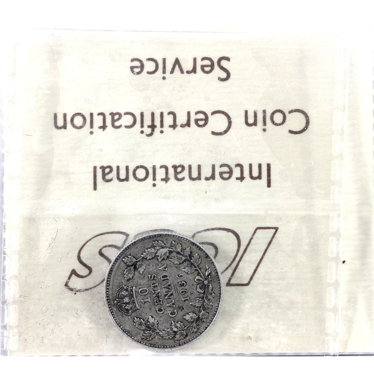 1936 Canada 10-cents ICCS Certified VF-20