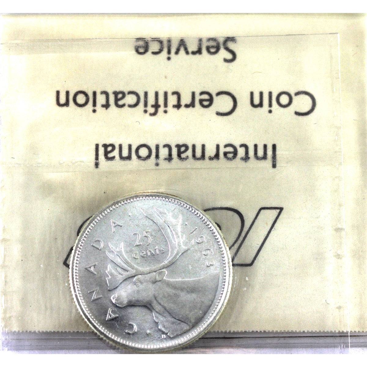 1963 Canada 25-cents ICCS Certified MS65 Cameo