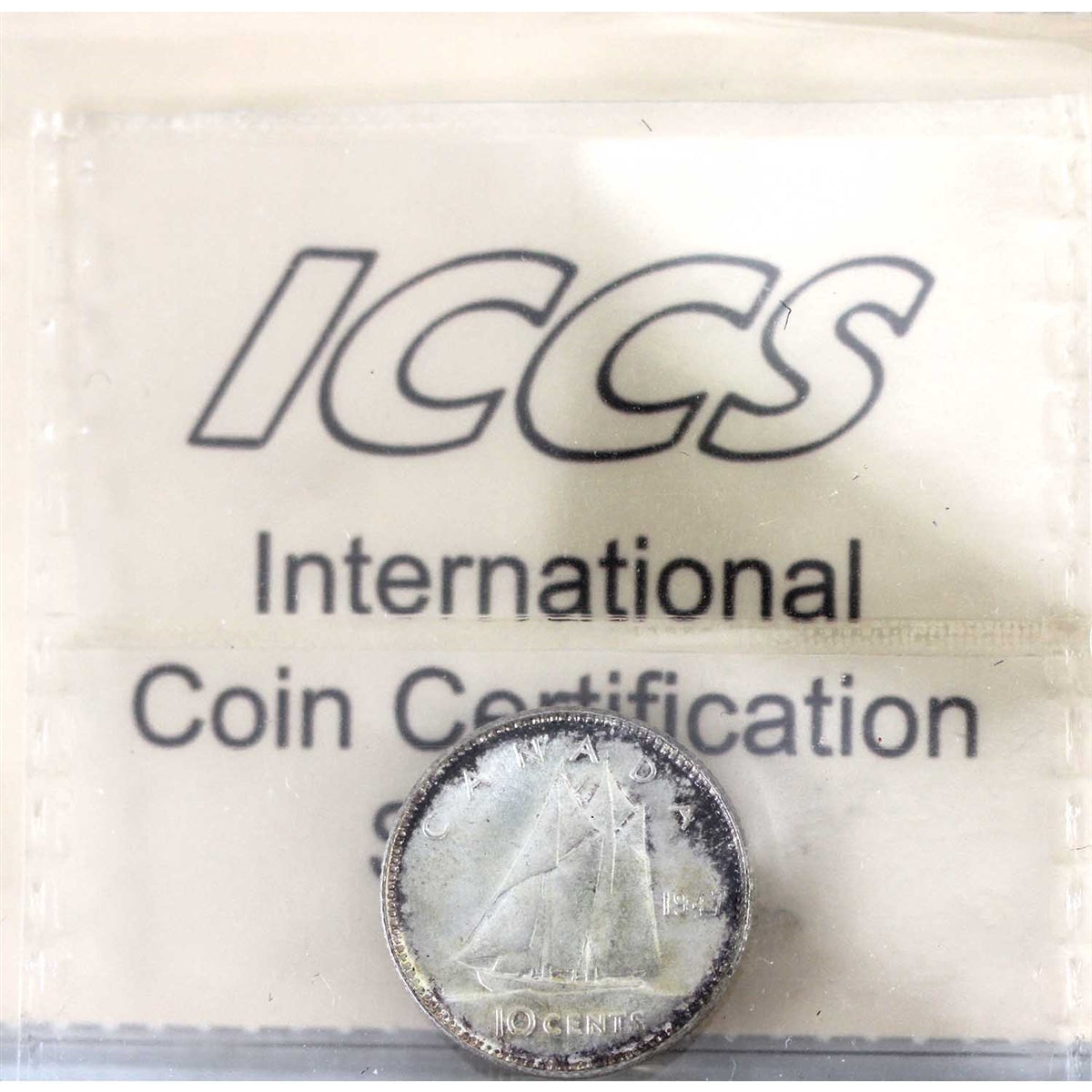 1947 Canada 10-cents ICCS Certified MS-64