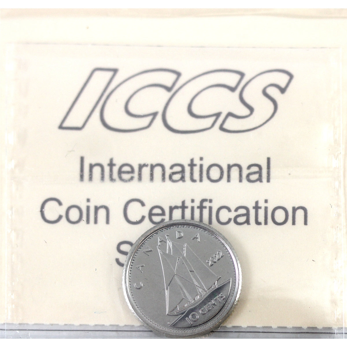 2022 Canada 10-cents ICCS Certified MS66
