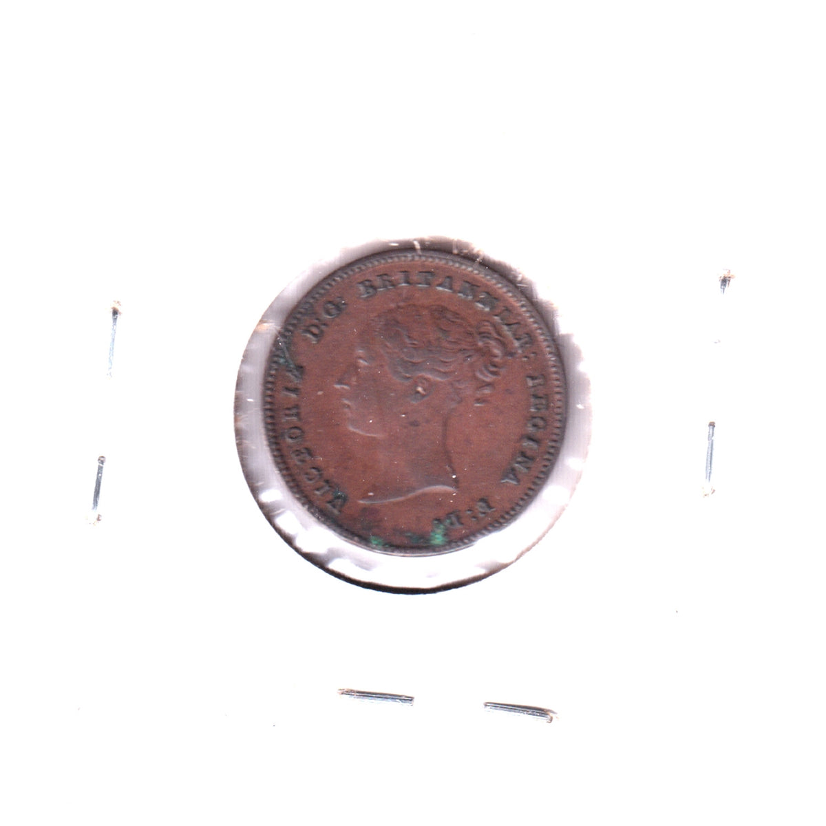 Great Britain 1844 1/2 Farthing VF-EF (VF30) Corrosion