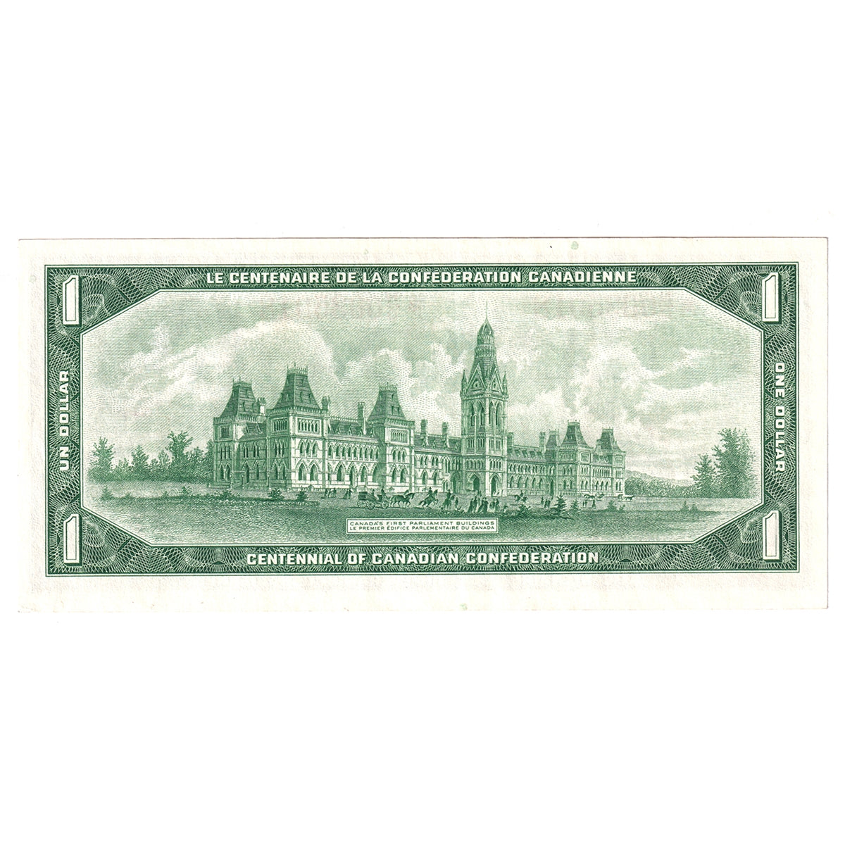 BC-45bA 1967 Canada $1 Beattie-Rasminsky, *N/O, Uncirculated (MS60)
