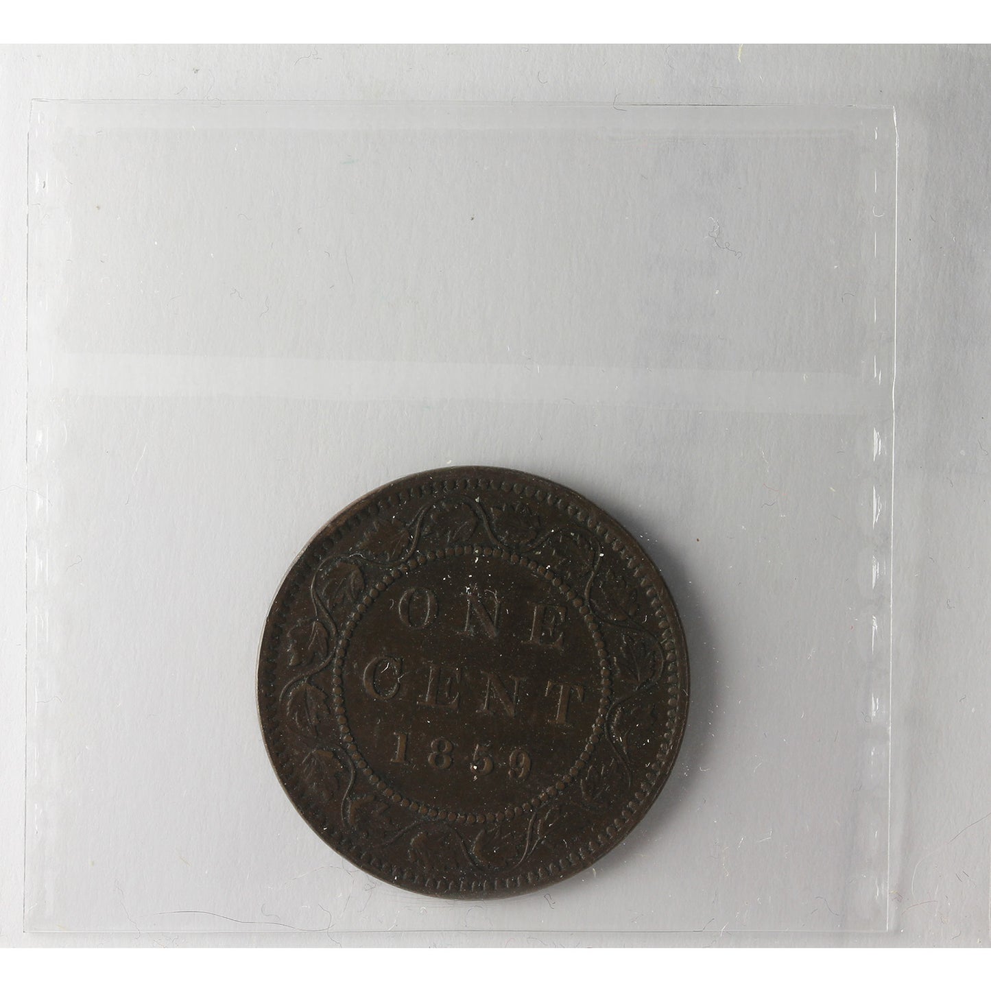 1859 DP N9 #4 Canada 1-cent ICCS Certified VF30