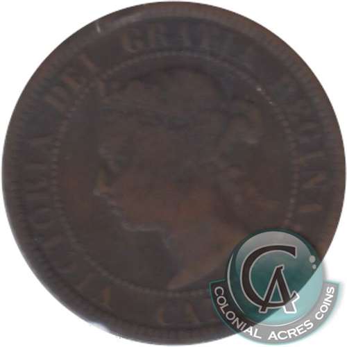 1892 Obv. 4 Canada 1-cent G-VG (G6)