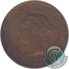 1888 Canada 1-cent EF-AU (EF45)