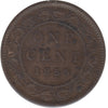 1859 Narrow 9 Canada 1-cent Very Fine (VF20)