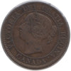 1859 Narrow 9 Canada 1-cent Very Fine (VF20)