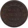 1884 Obv. 2 Canada 1-cent G-VG (G-6)