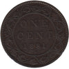 1881H Obv. 1 Canada 1-cent Fine (F-12)
