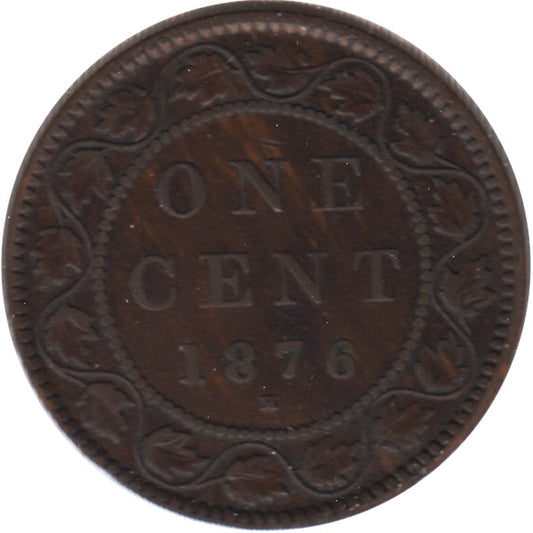 1876H Canada 1-cent Fine (F12)