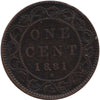 1881H Obv. 1 Canada 1-cent Very Fine (VF-20)