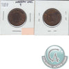 1859 Narrow 9 Canada 1-cent Uncirculated (MS-60) $