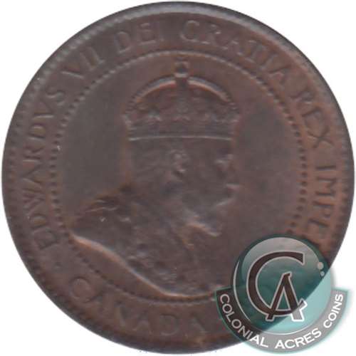 1909 Canada 1-cent UNC+ (MS-62) $
