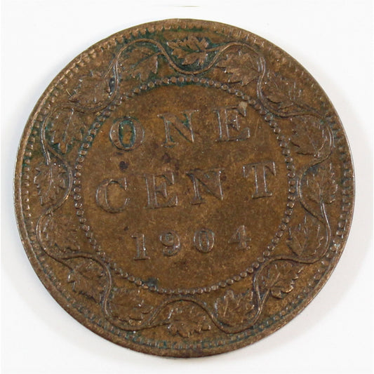 1904 Canada 1-cent EF-AU (EF45)