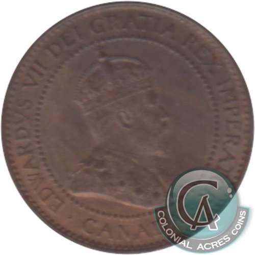 1908 Canada 1-cent Uncirculated (MS60)