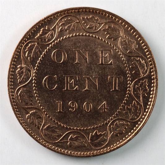 1904 Canada 1-cent UNC+ (MS62)