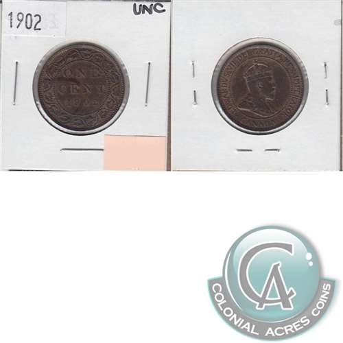1902 Canada 1-cent Uncirculated (MS60)