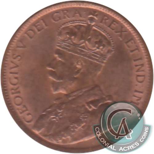 1915 Canada 1-cent Brilliant Uncirculated (MS63) $
