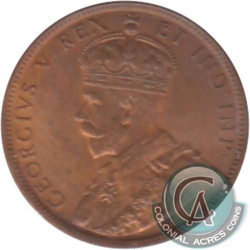 1911 Canada 1-cent UNC+ (MS62)