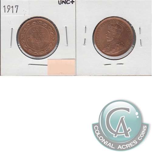 1917 Canada 1-cent UNC+ (MS62)