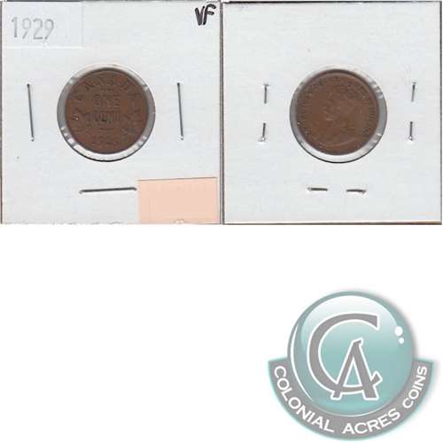 1929 Canada 1-cent Very Fine (VF-20)