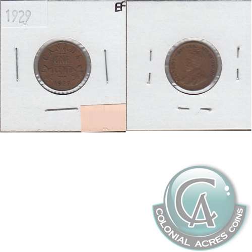 1929 Canada 1-cent Extra Fine (EF-40)