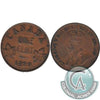 1920 Small Canada 1-cent F-VF (F-15)