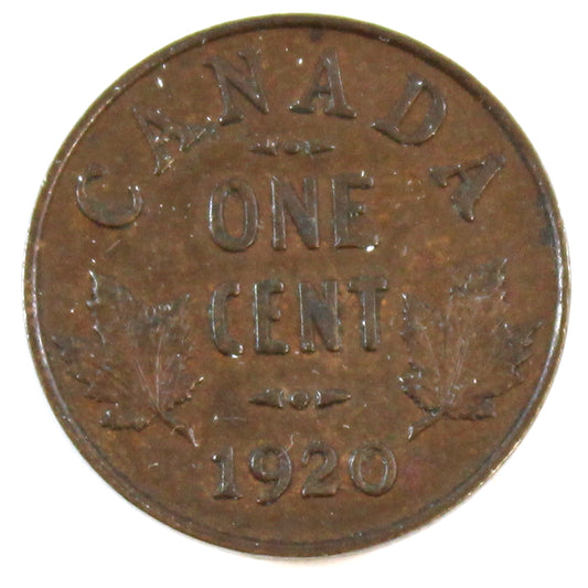 1920 Small Canada 1-cent Extra Fine (EF40)