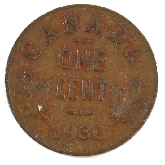 1930 Canada 1-cent Very Good (VG8)