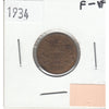 1934 Canada 1-cent F-VF (F-15)