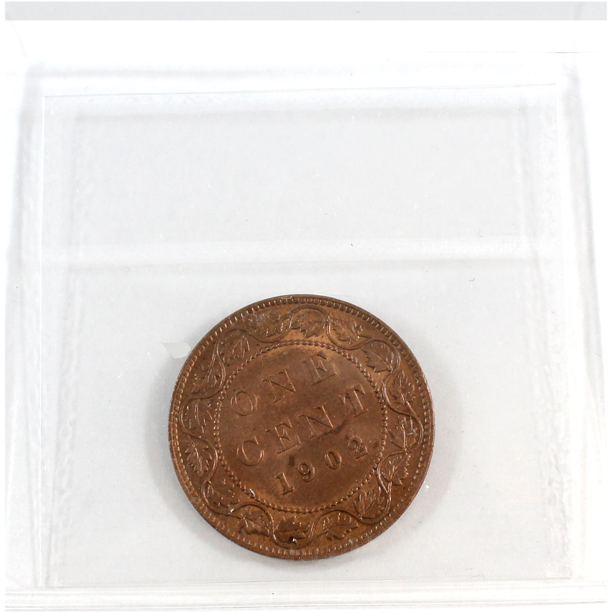 1902 Canada 1-cent ICCS Certified MS-65 Red (XSH 010)