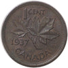 1937 Canada 1-cent EF-AU (EF45)