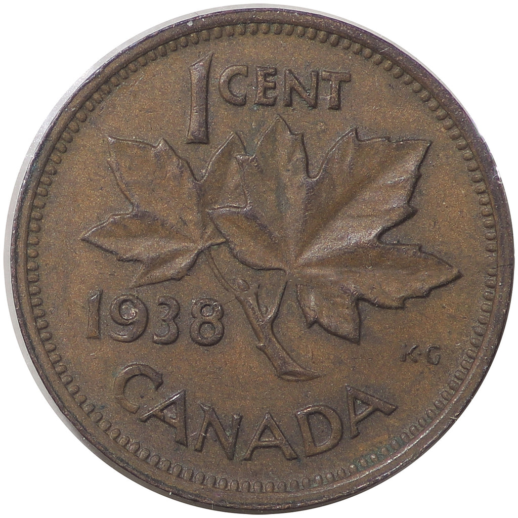 1938 Canada 1-cent Extra Fine (EF-40)