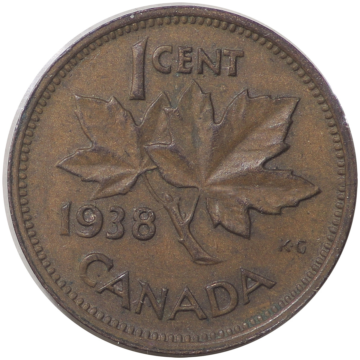 1938 Canada 1-cent Extra Fine (EF-40)