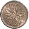 1942 Canada 1-cent UNC+ (MS-62)