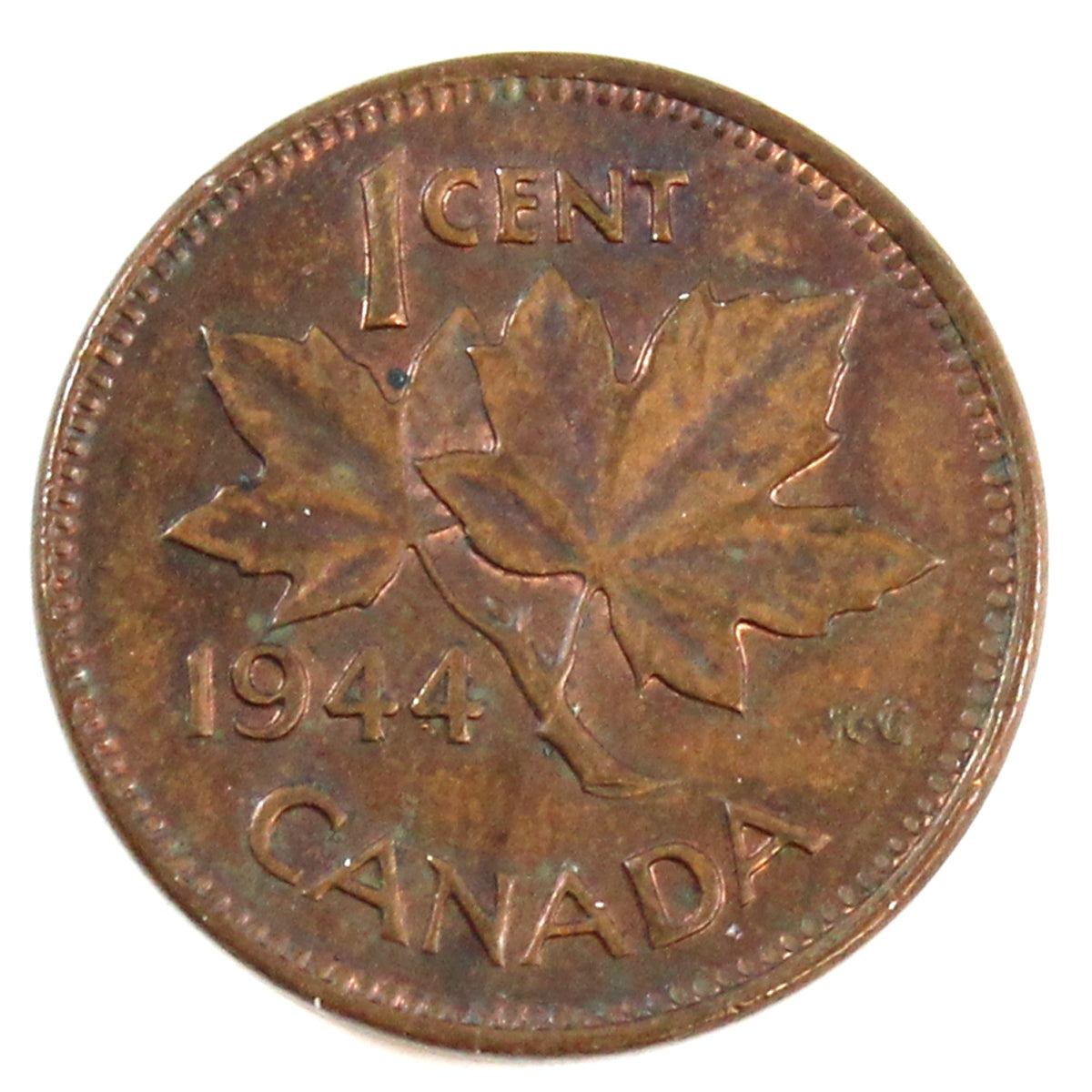 1944 Canada 1-cent EF-AU (EF45)