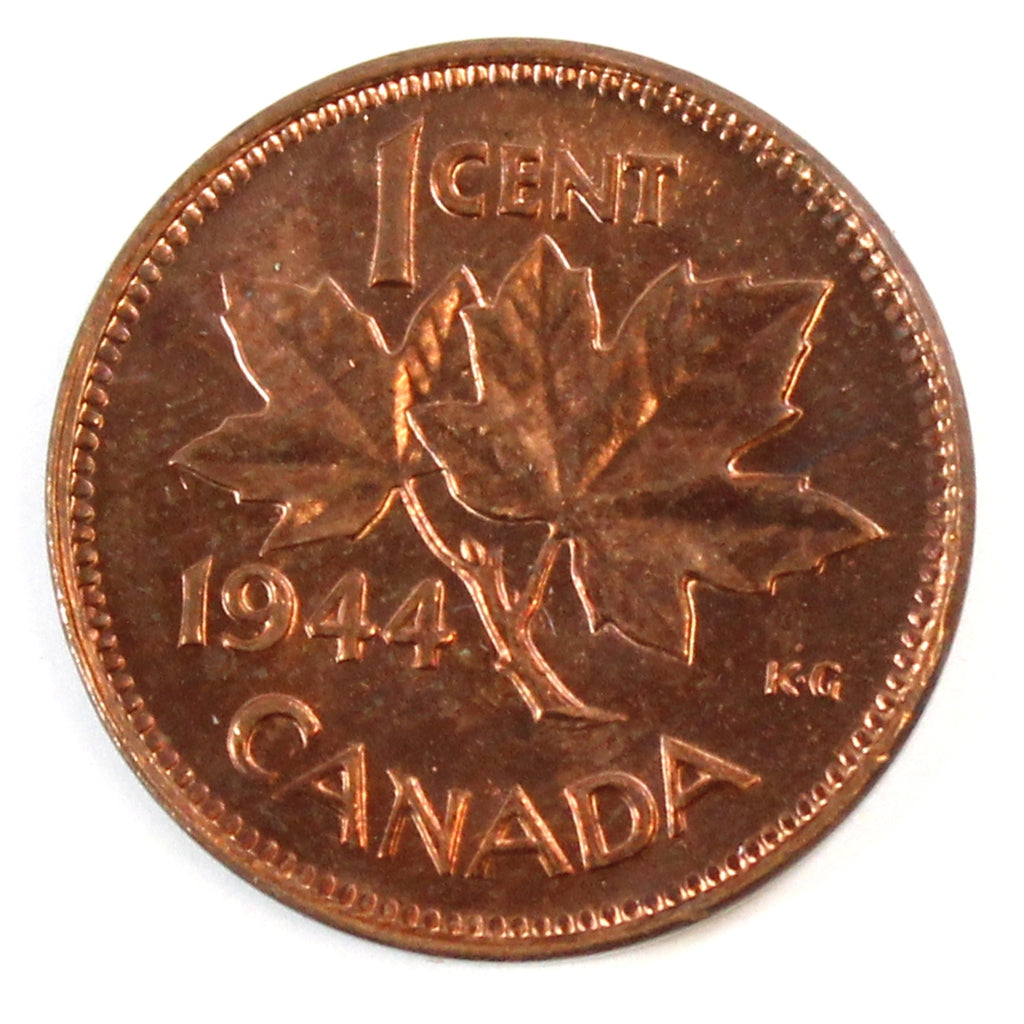 1944 Canada 1-cent UNC+ (MS62)
