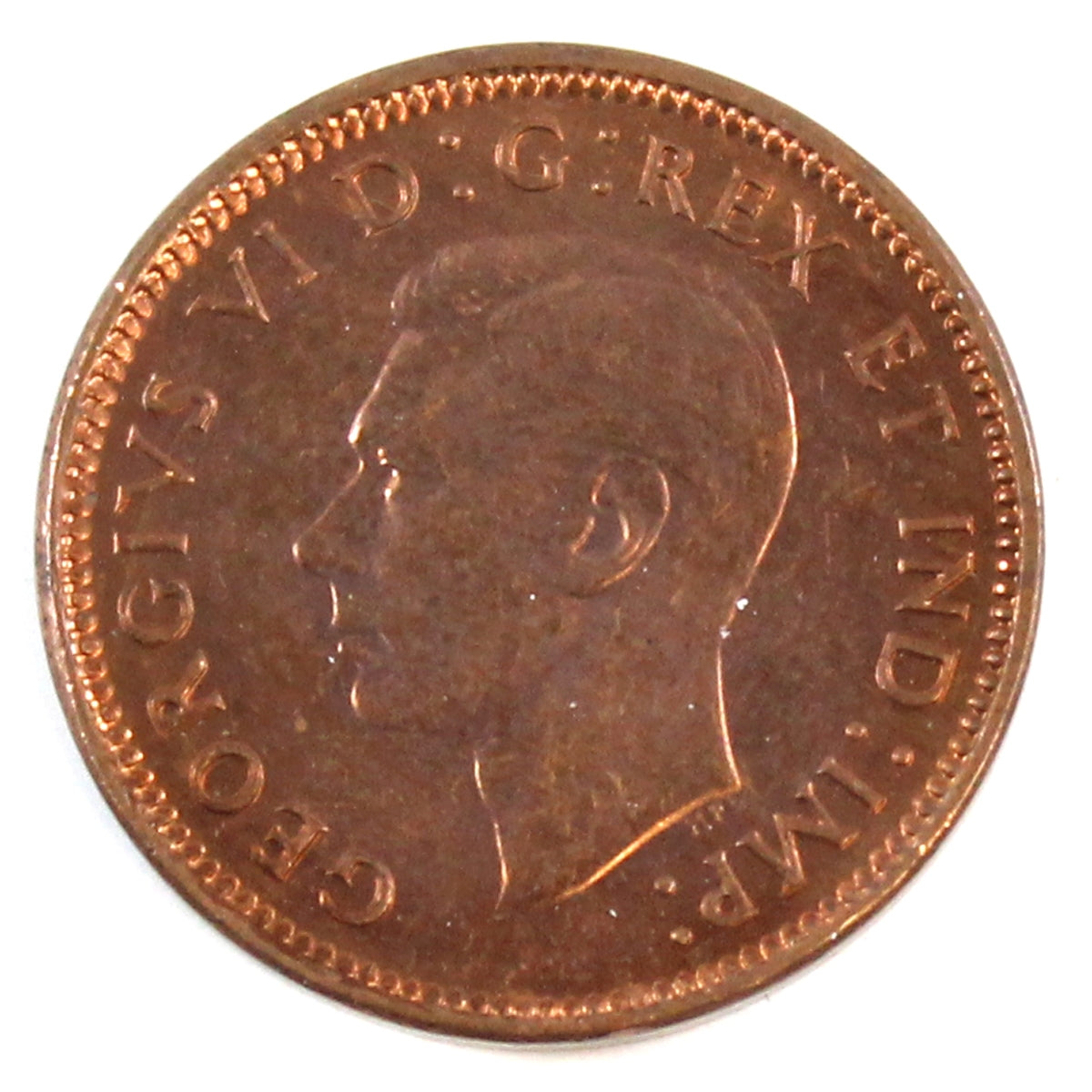 1944 Canada 1-cent UNC+ (MS62)