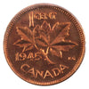 1945 Canada 1-cent Choice Brilliant Uncirclated (MS-64) $