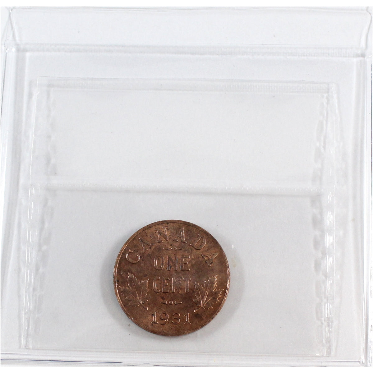 1931 Canada 1-cent ICCS Certified AU-58 (XUB 911)