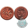 1948 A Between Denticles Canada 1-cent AU-UNC (AU55)