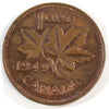 1949 A Between Denticles Canada 1-cent EF-AU (EF-45)